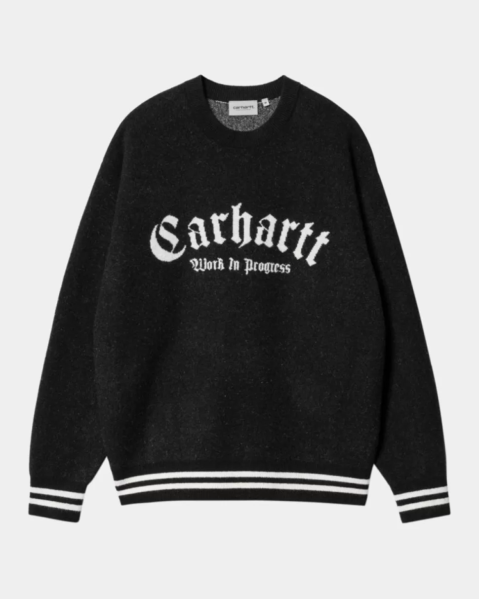 Carhartt WIP Onyx Sweater | Sort/Voks Hot