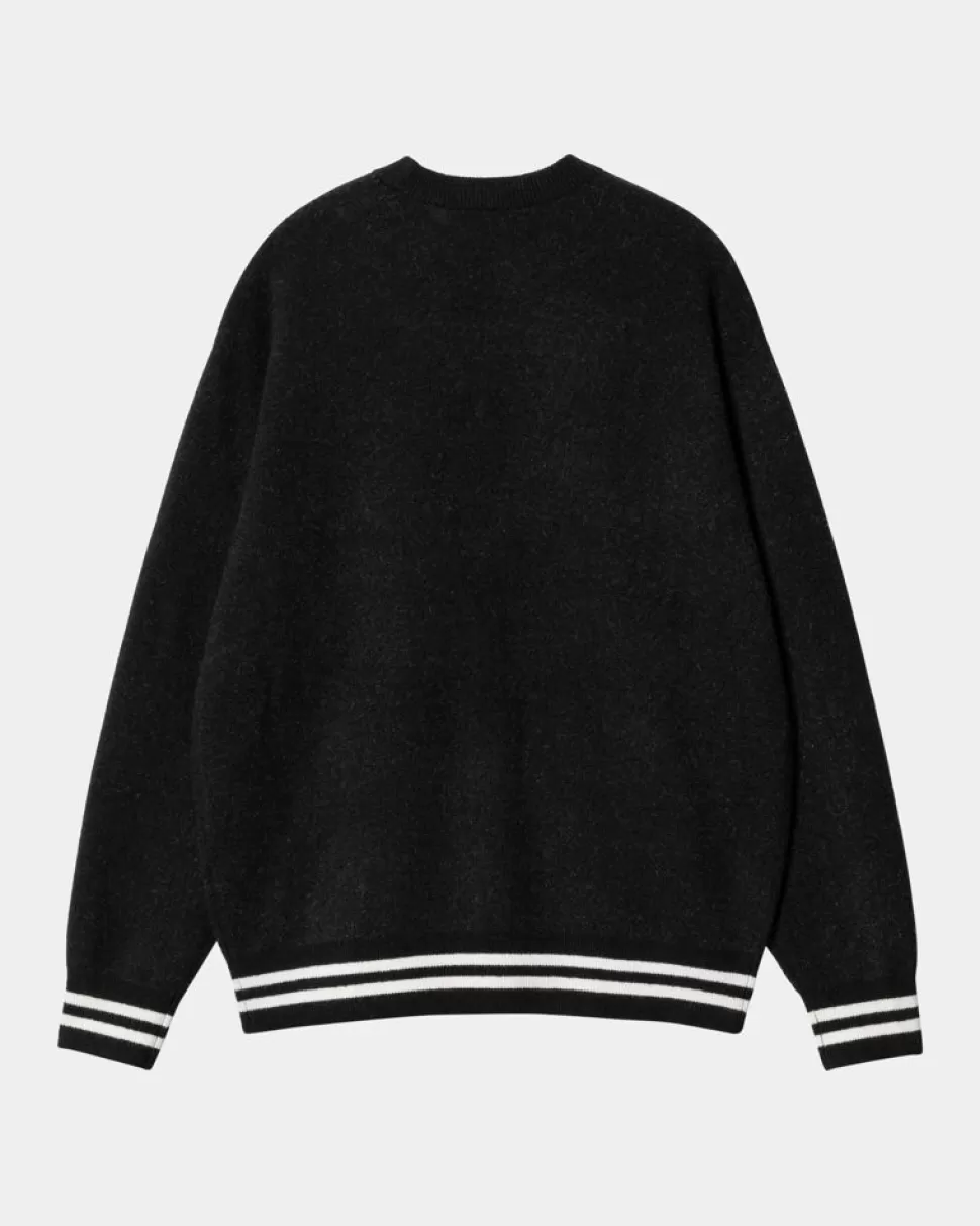 Carhartt WIP Onyx Sweater | Sort/Voks Hot