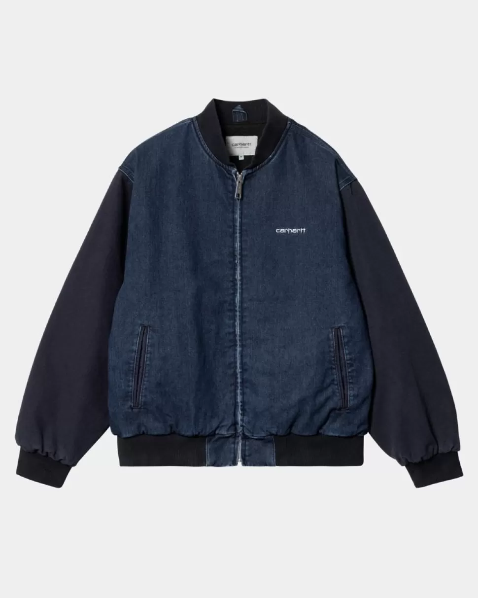 Carhartt WIP Paxon Bombefly | Bla/Mork Navy (Stenvasket) Store