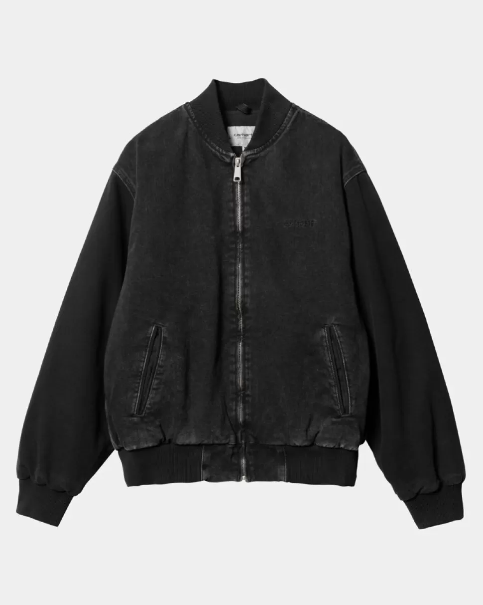 Carhartt WIP Paxon Bombefly | Sort / Sort (Stenvasket) Clearance