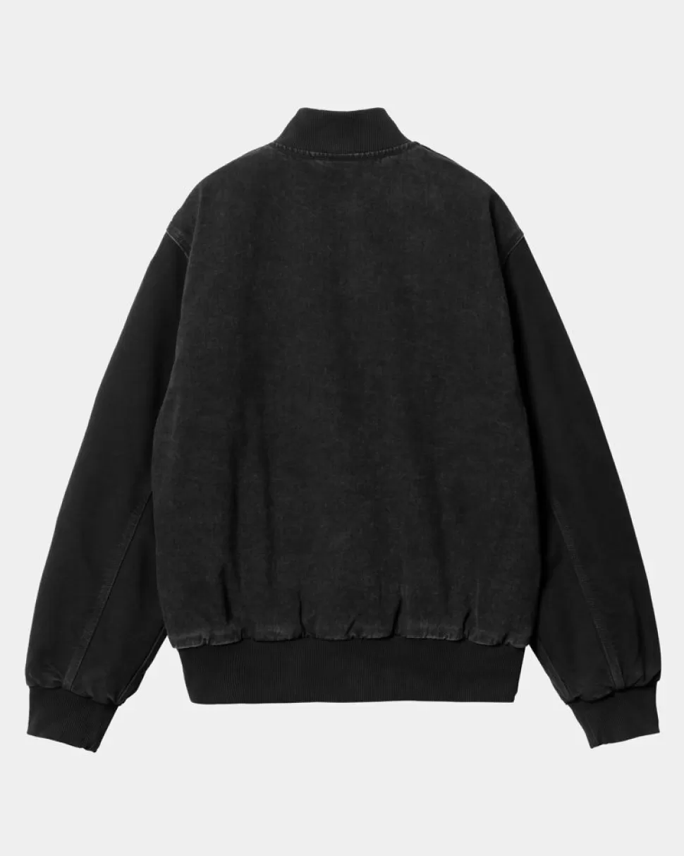 Carhartt WIP Paxon Bombefly | Sort / Sort (Stenvasket) Clearance