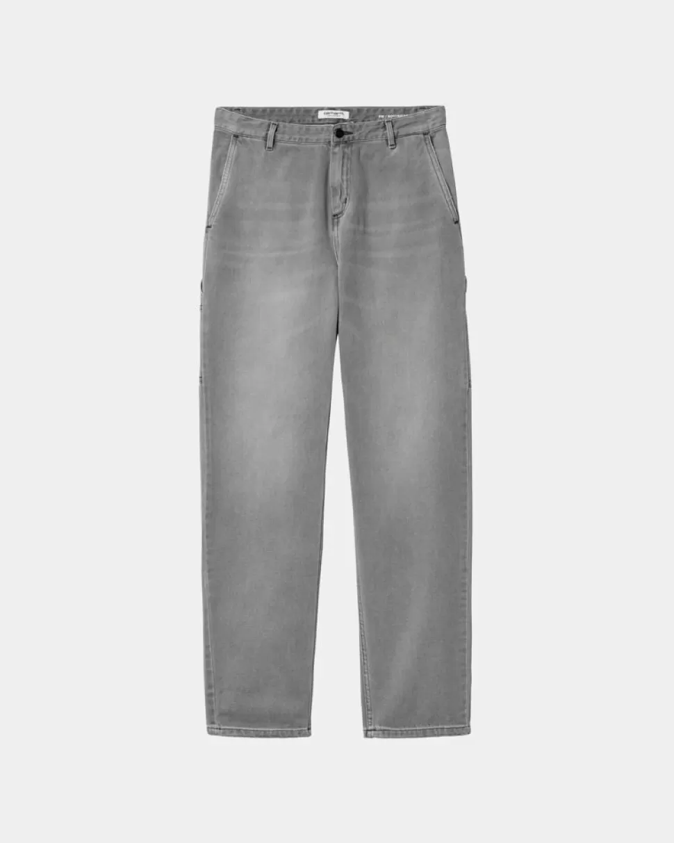 Carhartt WIP Pierce Pant - Denim | Sort (Lys Stenvasket) Flash Sale