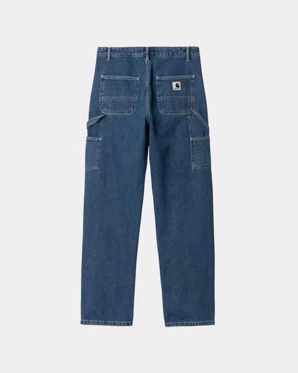 Carhartt WIP Pierce Pant Straight - Denim | Bla (Stenvasket) Store