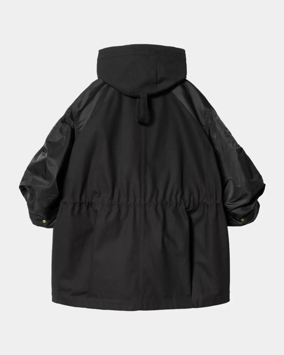 Carhartt WIP Sacai X And X Nylon Twill Frakke | Sort New
