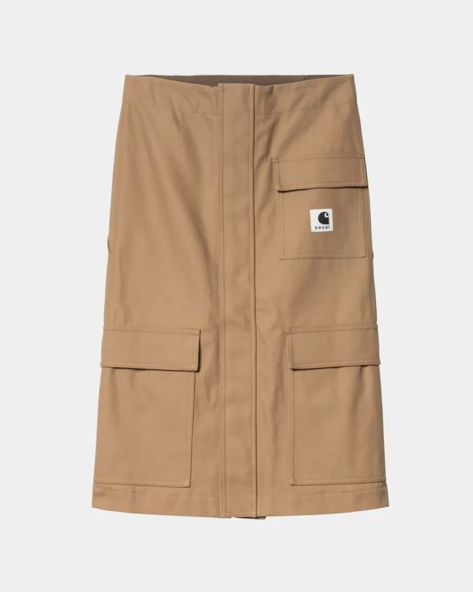 Carhartt WIP Sacai X Andeskort Til Kvinder | Beige Flash Sale