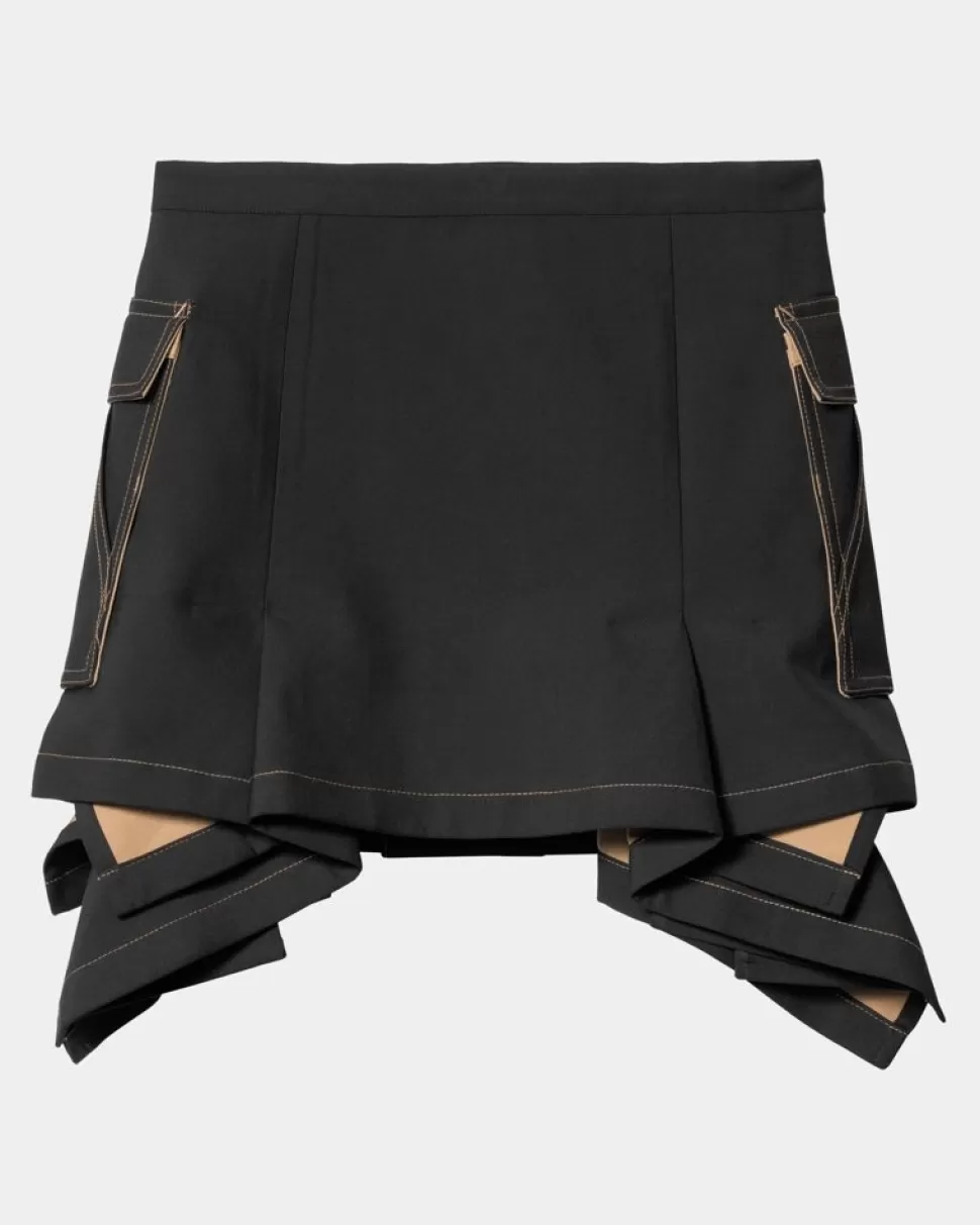 Carhartt WIP Sacai X Suiting Bonding-Nederdel Til Kvinder | Sort Best Sale