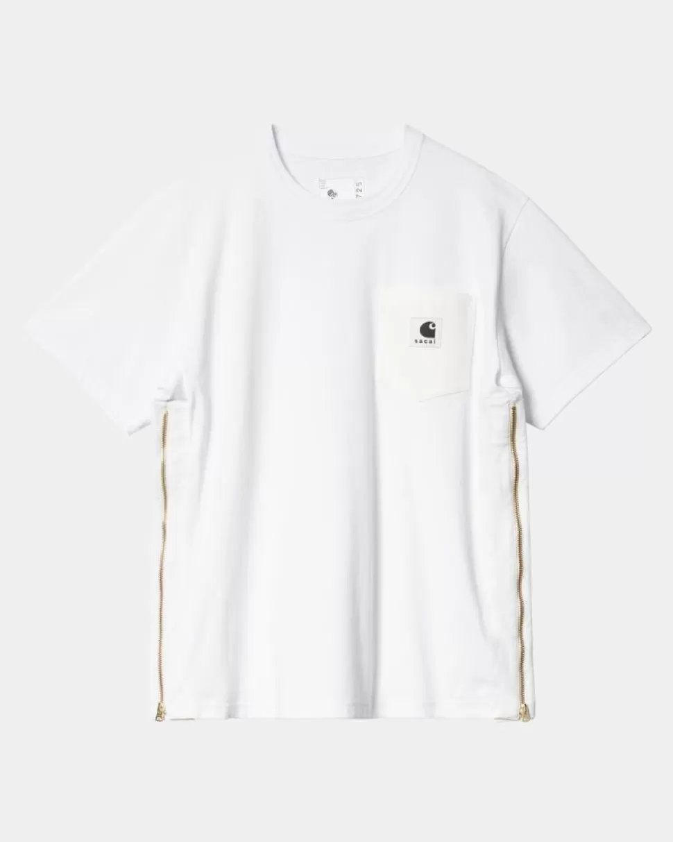 Carhartt WIP Sacai X T-Shirt | Hvid Sale