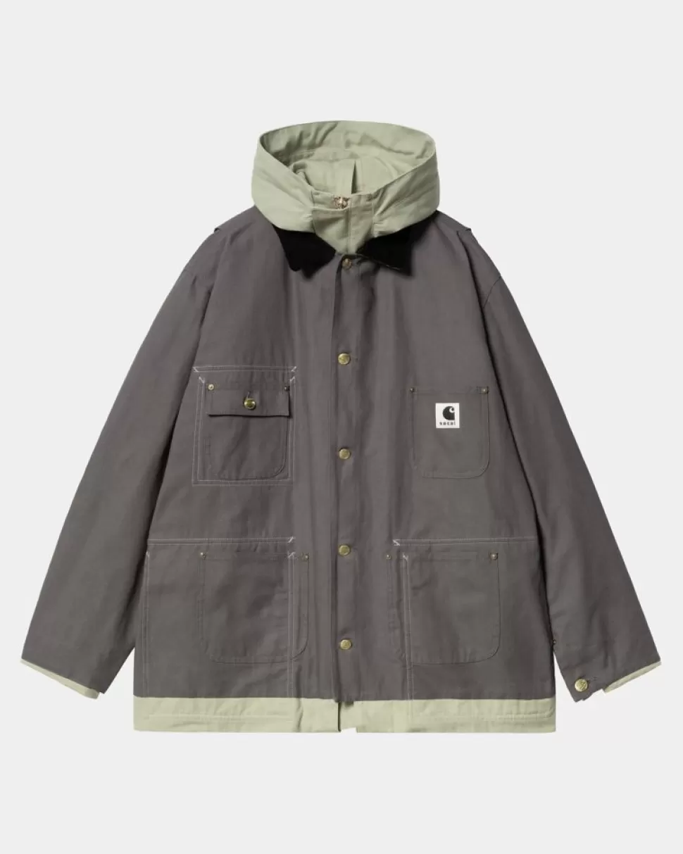 Carhartt WIP Sacai X Vendbar Andefrakke | Gra/Lysegron Best