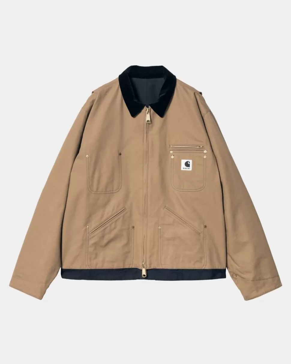 Carhartt WIP Sacai X Vendbar Andejakke | Beige / Navy Fashion