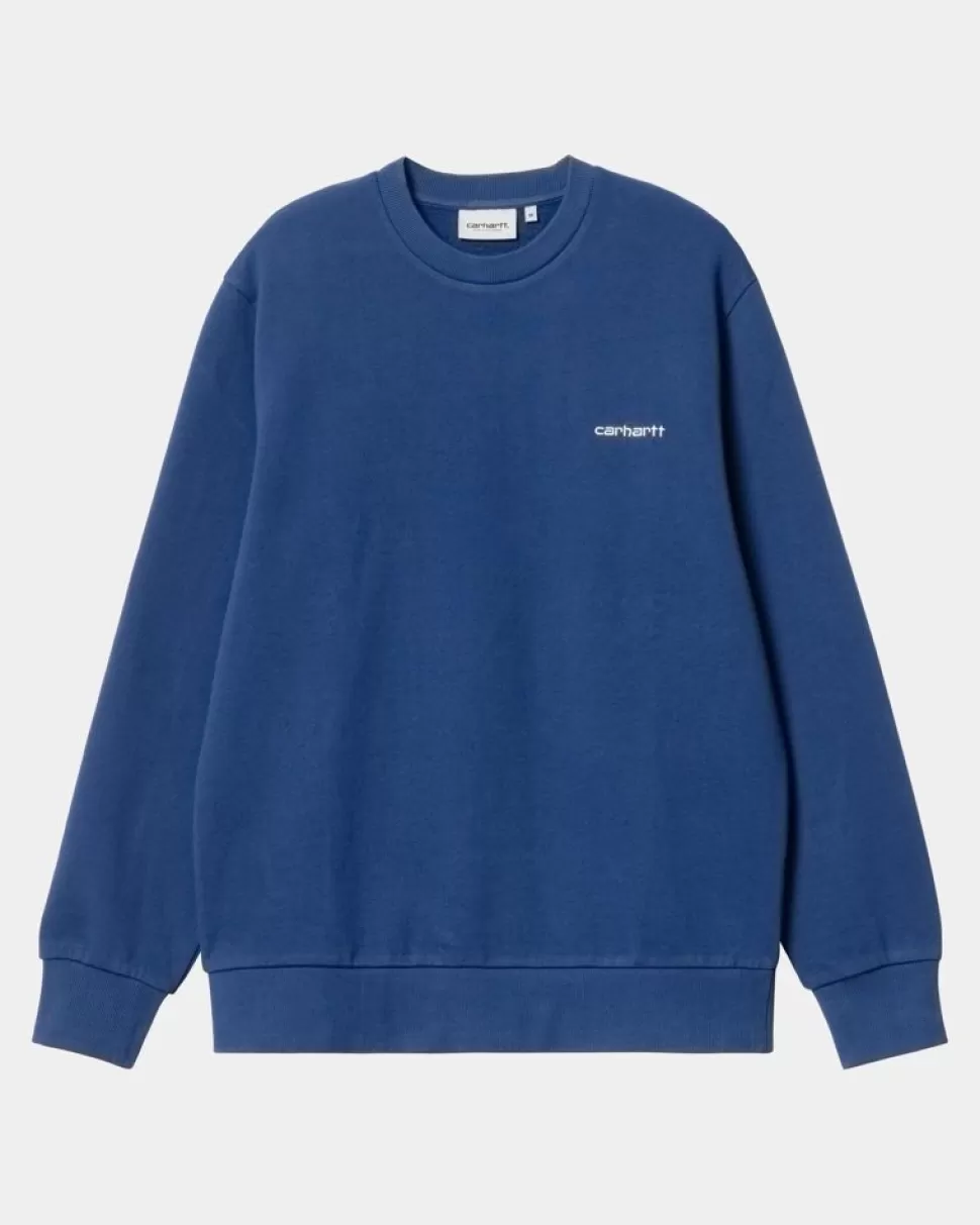 Carhartt WIP Script Broderi Sweatshirt | Aeldre Best Sale