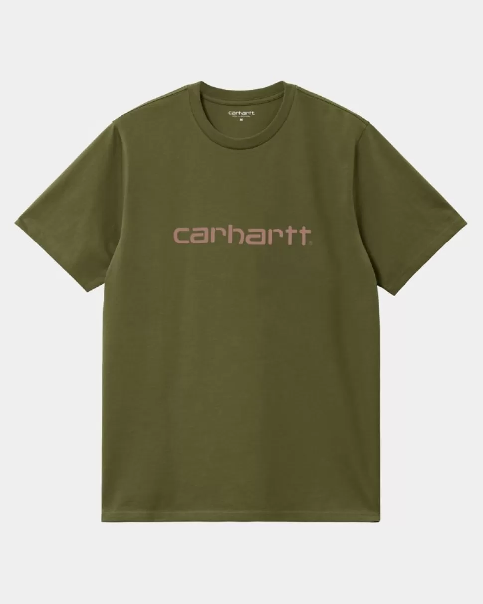 Carhartt WIP Script T-Shirt | Dundee / Glassy Pink Shop