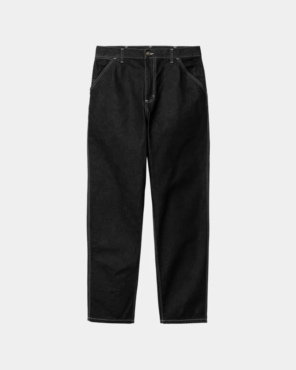 Carhartt WIP Simple Pant - Denim | Sort (En Vask) Flash Sale