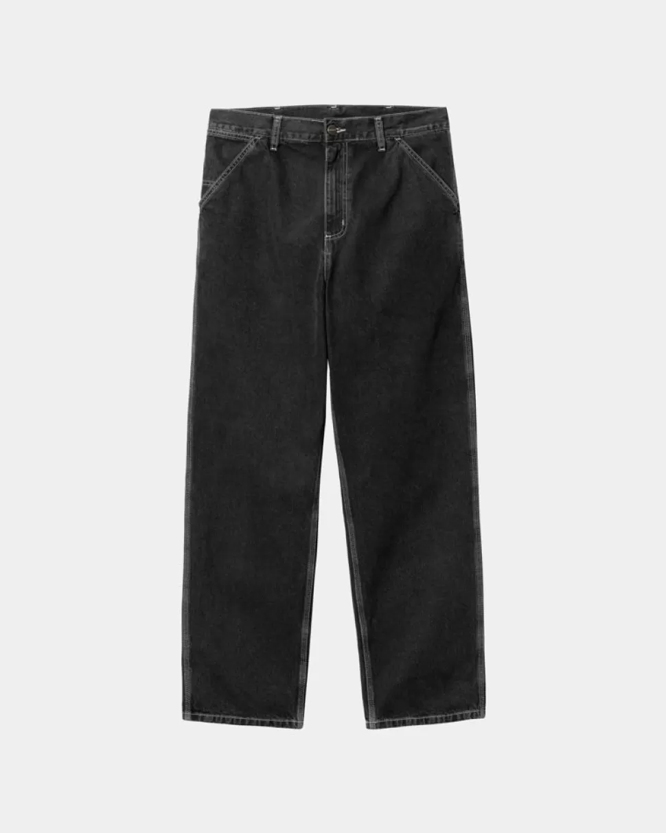 Carhartt WIP Simple Pant - Denim | Sort (Stenvasket) Best