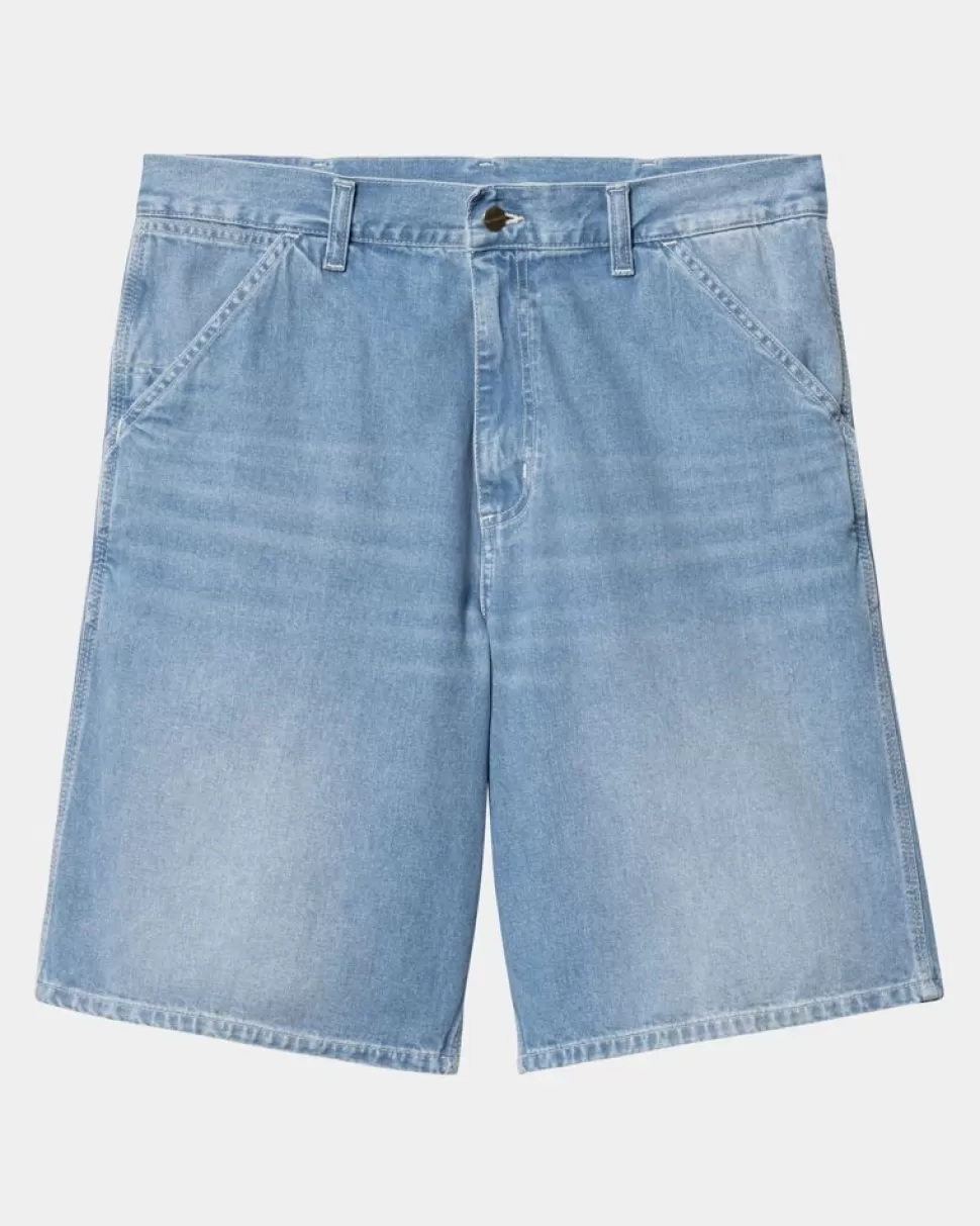 Carhartt WIP Simple Short - Denim | Bla (Lys Aegte Vasket) Shop