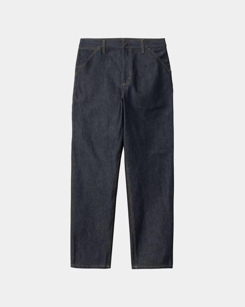 Carhartt WIP Single Knee Pant - Denim | Bla (Stiv) Outlet