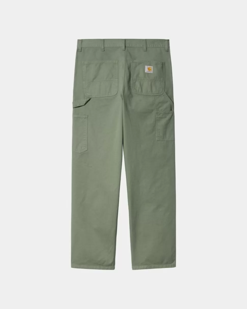 Carhartt WIP Single Knee Pant - Drill | Park (Beklaedningsgenstand Farvet) Cheap