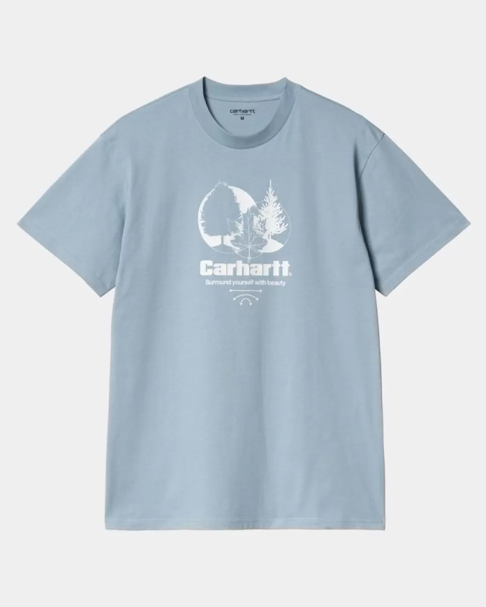 Carhartt WIP Surround T-Shirt | Frostet Bla Cheap