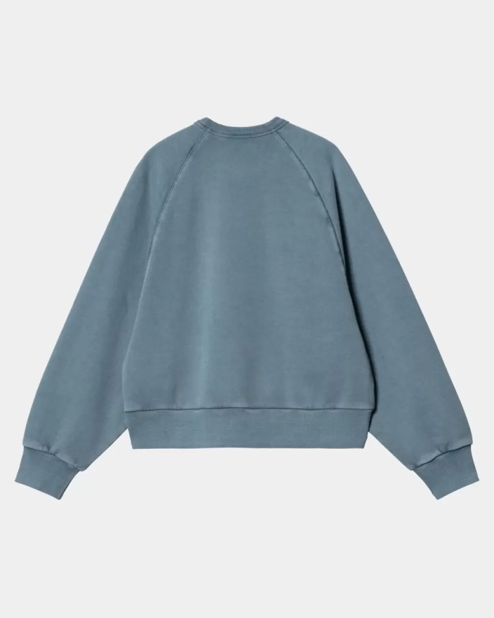 Carhartt WIP Taos Sweatshirt Til Kvinder | Vancouver Bla Clearance