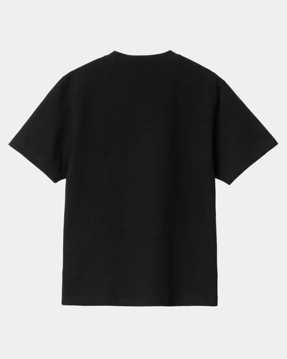 Carhartt WIP T-Shirt Med Lommer Til Kvinder | Sort Best Sale