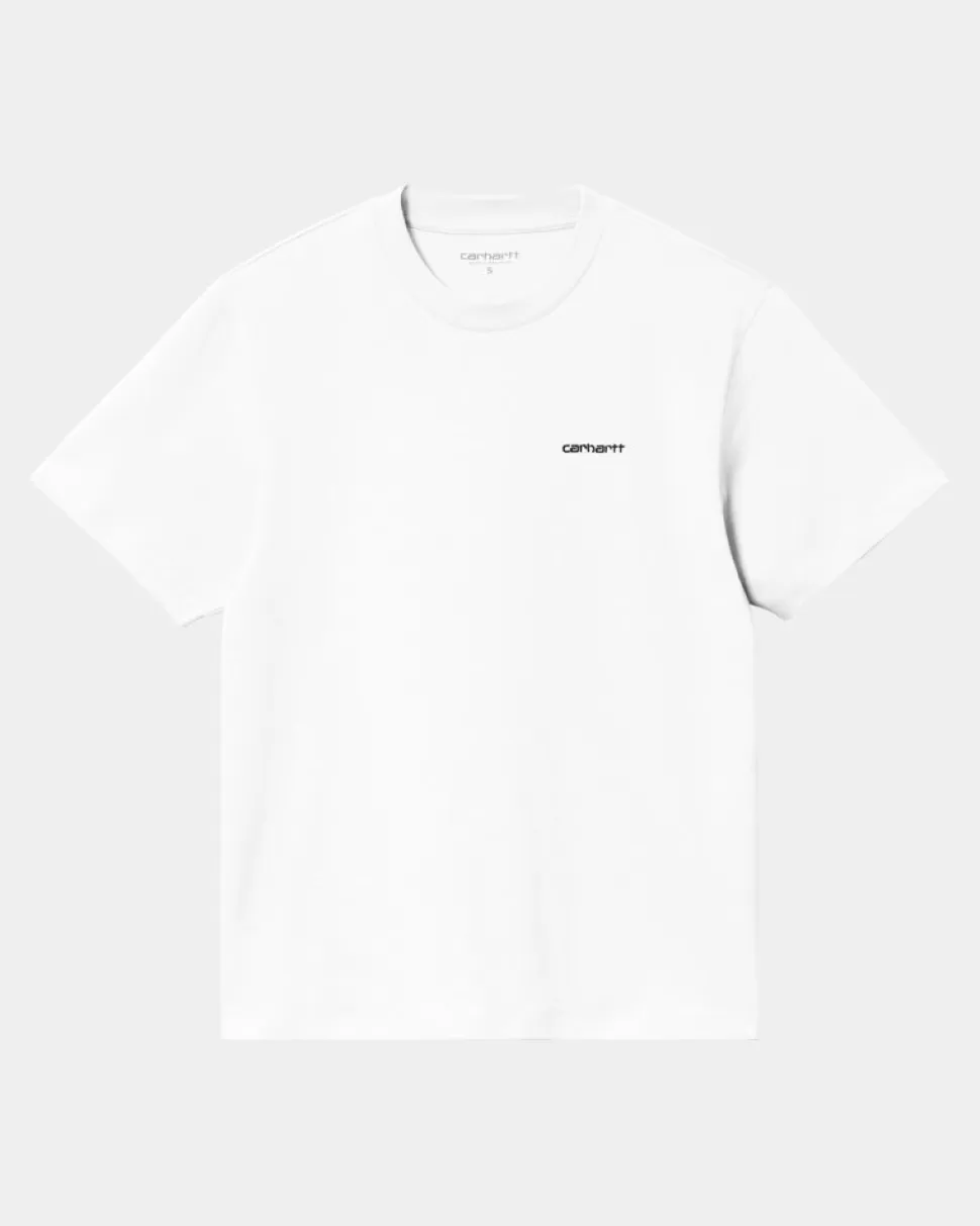 Carhartt WIP T-Shirt Med Tekstbroderi Til Kvinder | Hvid Cheap