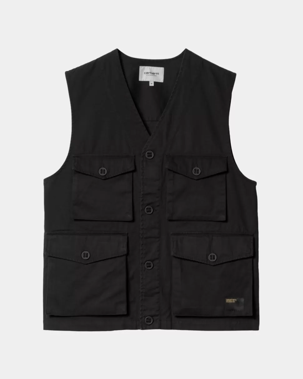 Carhartt WIP Unity Vest | Sort (Tung Enzymvask) New