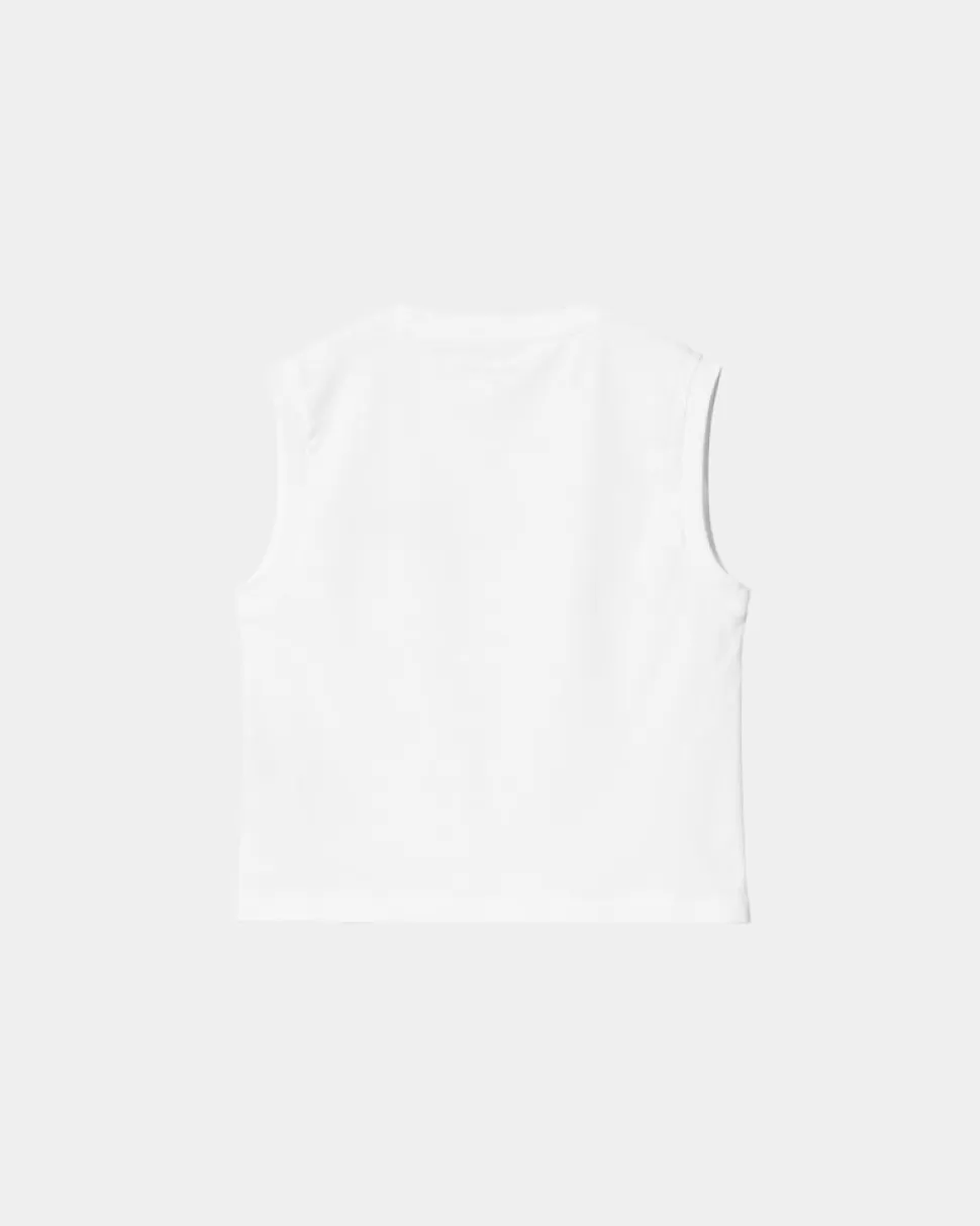 Carhartt WIP Women'S University Script A-Shirt | Hvid Discount